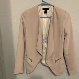 H&M cream Blazer